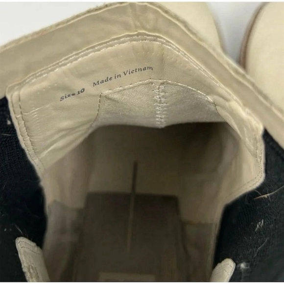 Dolce Vita ivory leather Huey H2O boots. Waterproof w/ lug heels. Sz 10 - Picture 10 of 16